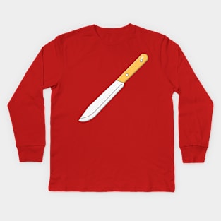 Kitchen Knife Kids Long Sleeve T-Shirt